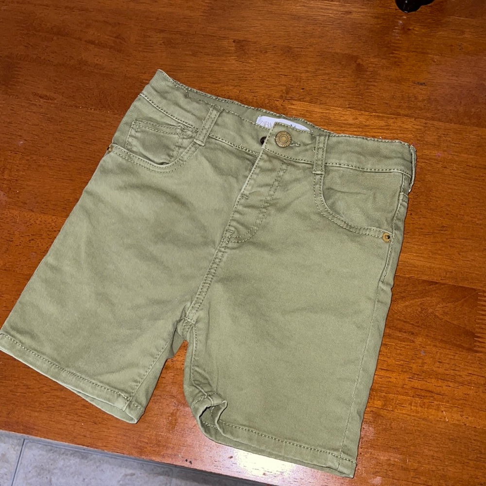 Toddler Olive Green Zara Denim